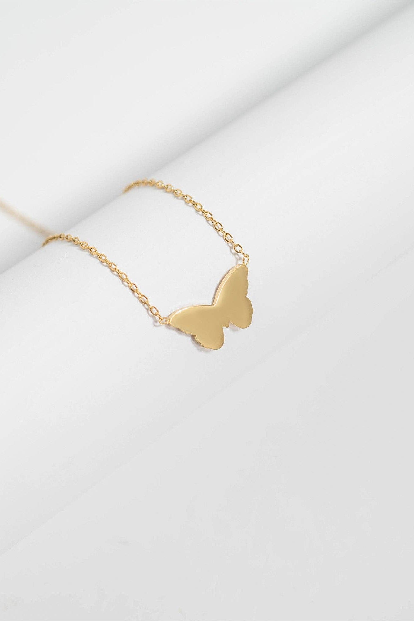 Sage Held Butterfly Necklace - MTT Collective