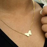 Sage Held Butterfly Necklace - MTT Collective