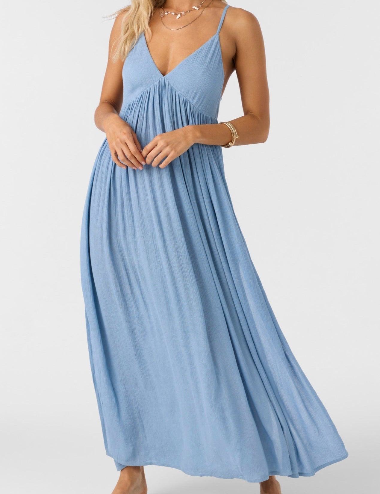 Saltwater Solids Mel Maxi Cover - Up Dress - MTT Collective