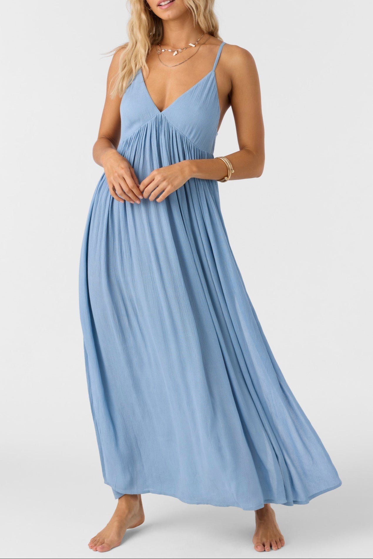 Saltwater Solids Mel Maxi Cover - Up Dress - MTT Collective