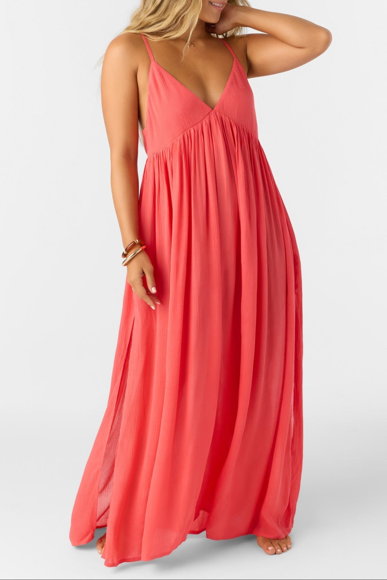 Saltwater Solids Mel Maxi Cover - Up Dress - MTT Collective