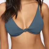 Saltwater Solids Pimso Bikini Top - MTT Collective