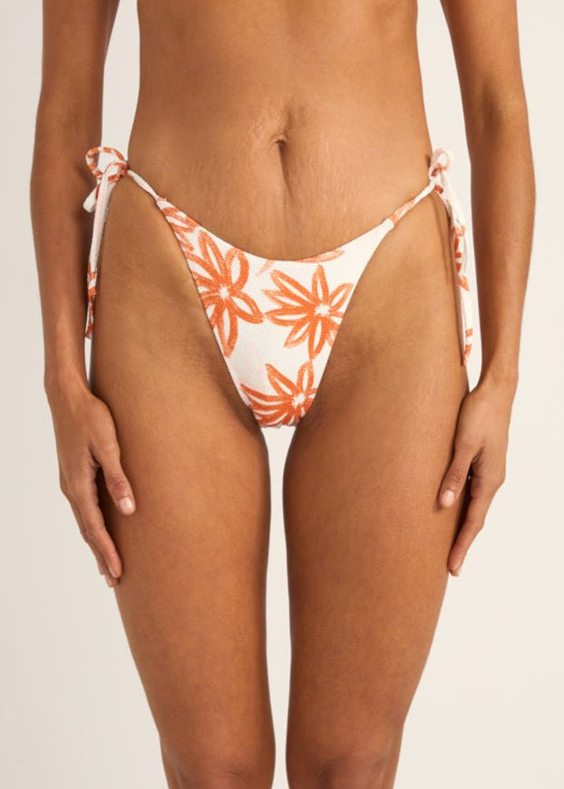 Sanctuary Floral Tie Side Hi Cut Bikini Bottoms - MTT Collective