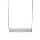 Sandra Square 4 Sided Horizontal Bar Necklace - MTT Collective