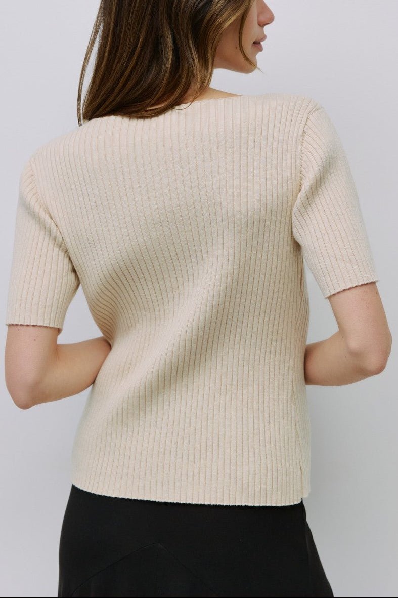 Sandy Ribbed Knit Top - MTT Collective
