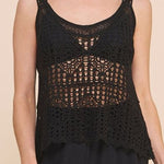 Saylor Crochet Knit Tank - MTT Collective