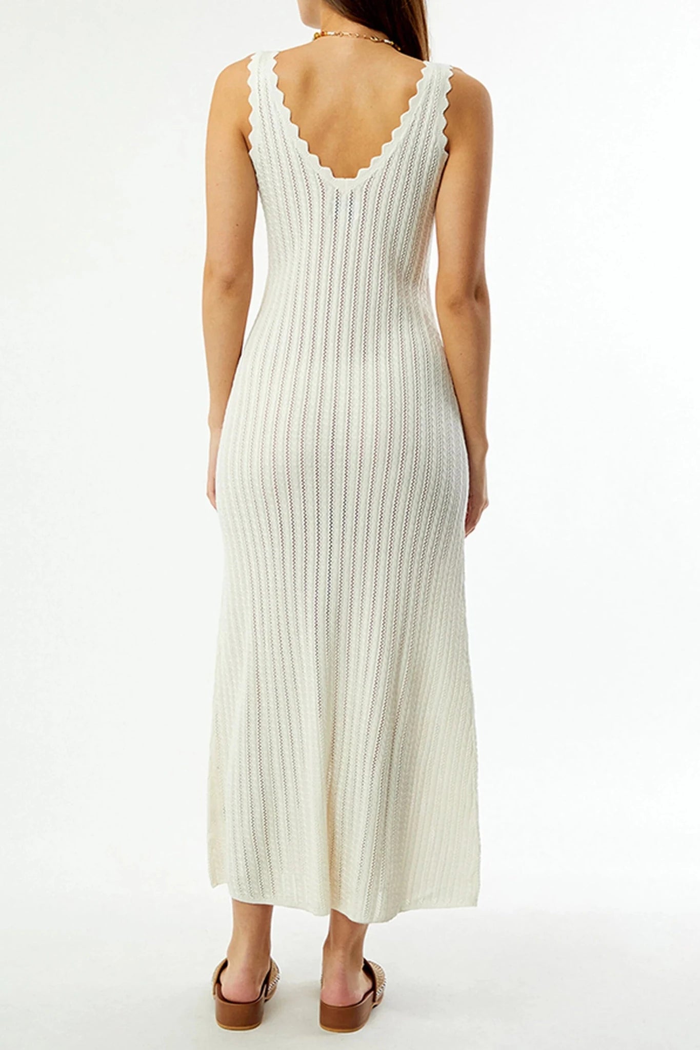 Scallop Knit Maxi Dress - MTT Collective