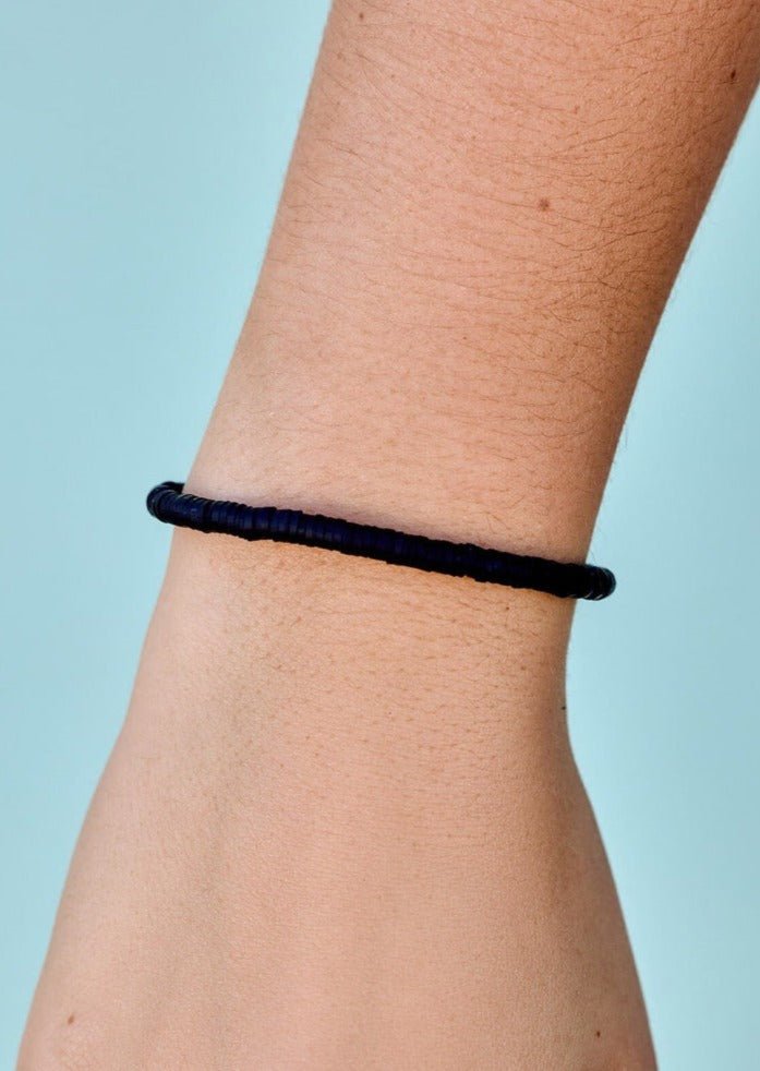 Seascape Vinyl Disc Stretch Bracelet - MTT Collective