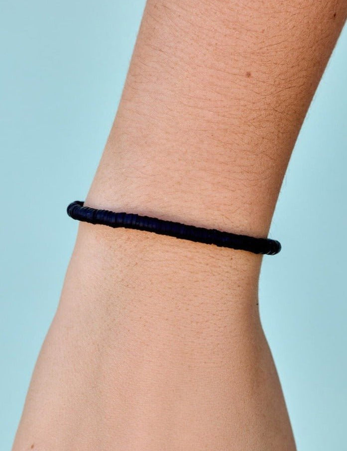 Seascape Vinyl Disc Stretch Bracelet - MTT Collective