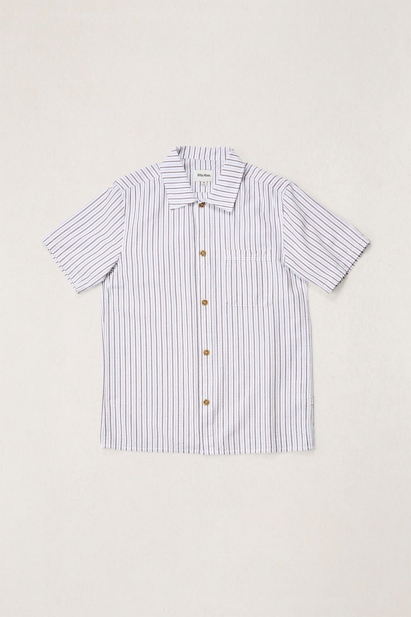 Seersucker Stripe Short Sleeve Shirt - MTT Collective
