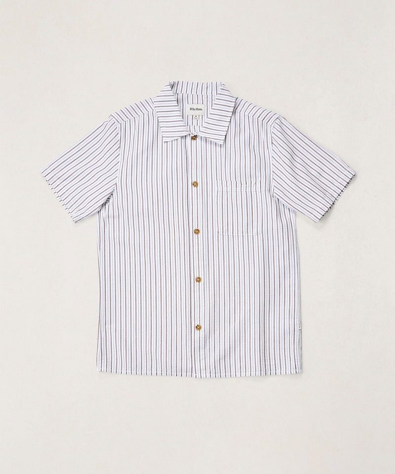 Seersucker Stripe Short Sleeve Shirt - MTT Collective