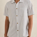 Seersucker Stripe Short Sleeve Shirt - MTT Collective