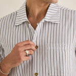 Seersucker Stripe Short Sleeve Shirt - MTT Collective