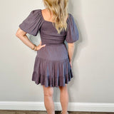 Seize The Day Puff Sleeve Mini Dress - MTT Collective