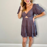 Seize The Day Puff Sleeve Mini Dress - MTT Collective