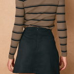 Selena Suede Mini Skirt - MTT Collective