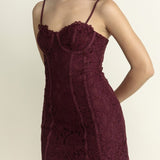 Serena Lace Bustier Mini Dress - MTT Collective