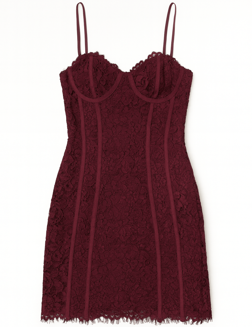 Serena Lace Bustier Mini Dress - MTT Collective