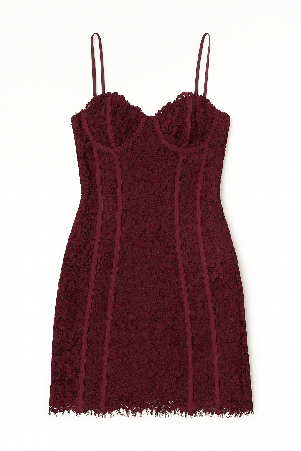 Serena Lace Bustier Mini Dress - MTT Collective