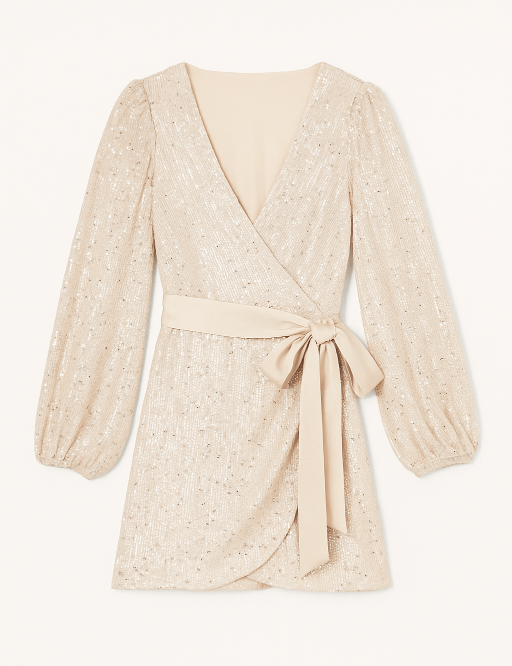 Serena Sequin Wrap Mini Dress - MTT Collective