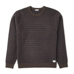 Katin Check Sweater Gray Navy - front