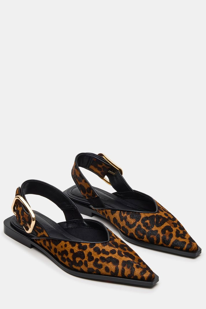 Shay Leopard Pointed - Toe Ballet Flat - MTT Collective