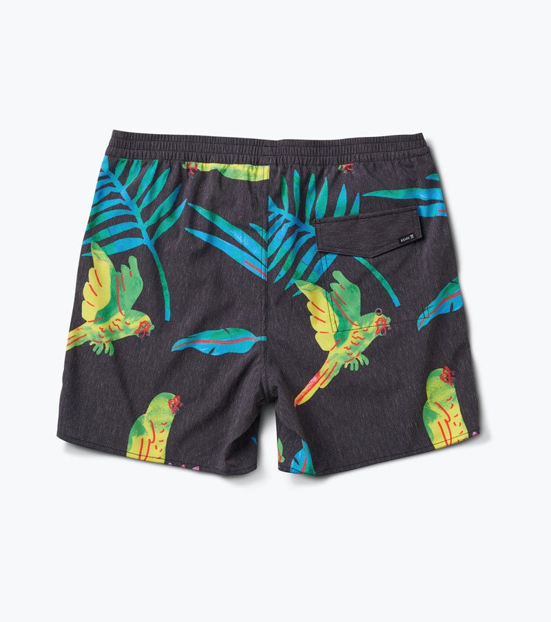 Shorey Macaw Black Boardshorts - MTT Collective
