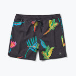 Shorey Macaw Black Boardshorts - MTT Collective