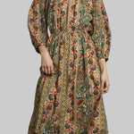 Sienna Boho Floral Midi Dress - MTT Collective