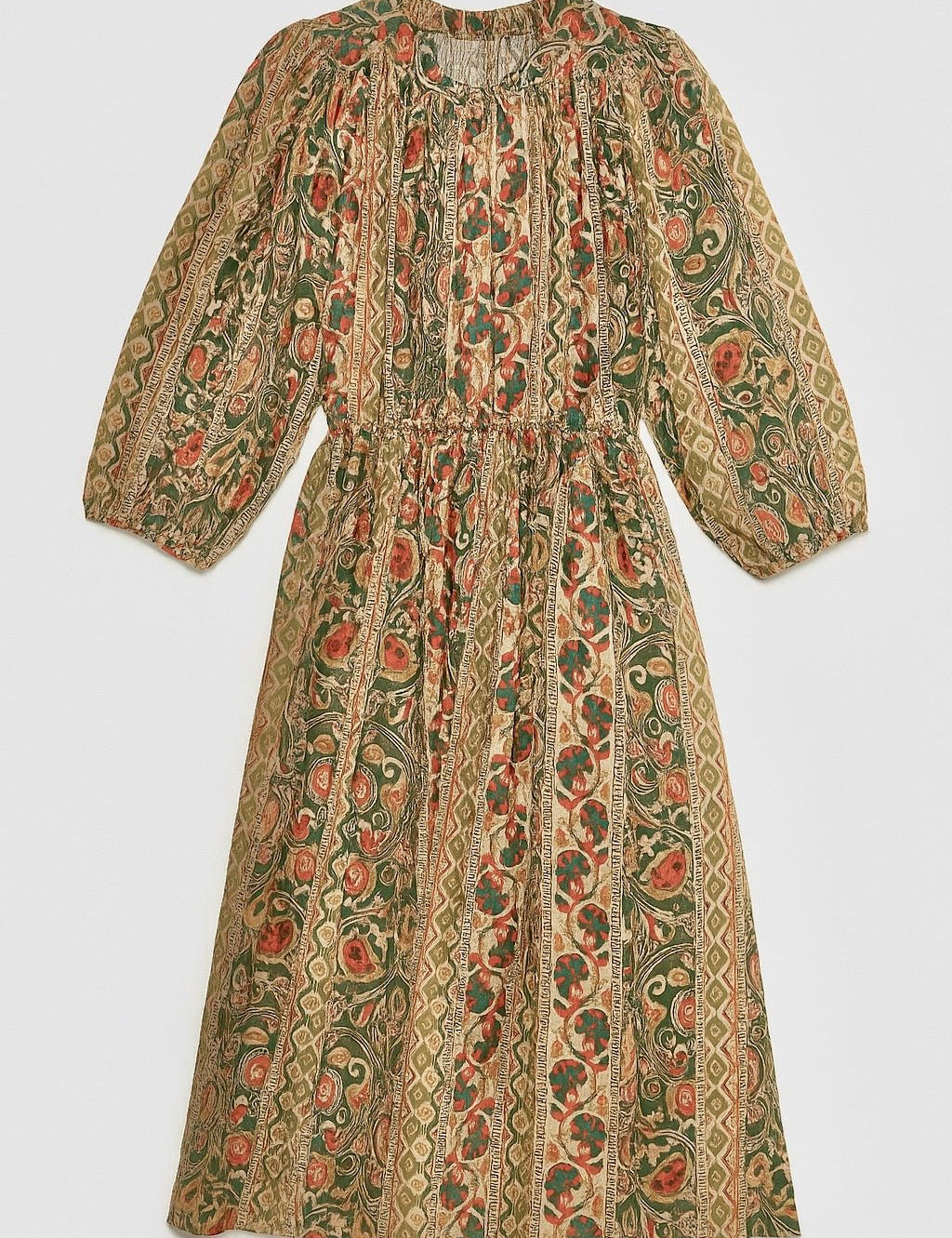 Sienna Boho Floral Midi Dress - MTT Collective