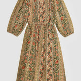 Sienna Boho Floral Midi Dress - MTT Collective