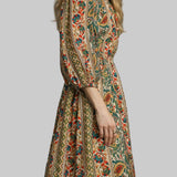 Sienna Boho Floral Midi Dress - MTT Collective