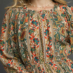 Sienna Boho Floral Midi Dress - MTT Collective