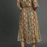Sienna Boho Floral Midi Dress - MTT Collective