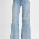 Sierra High - Rise Dart Waist Wide - Leg Jeans - MTT Collective
