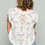 Skylar Sleeveless Solid Crochet Top - MTT Collective