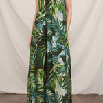 Sleeveless Cami Tropical Print Maxi Dress - MTT Collective
