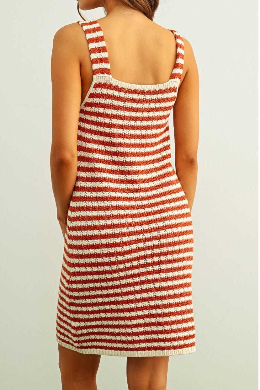 Sleeveless Knitted Short Dress - MTT Collective