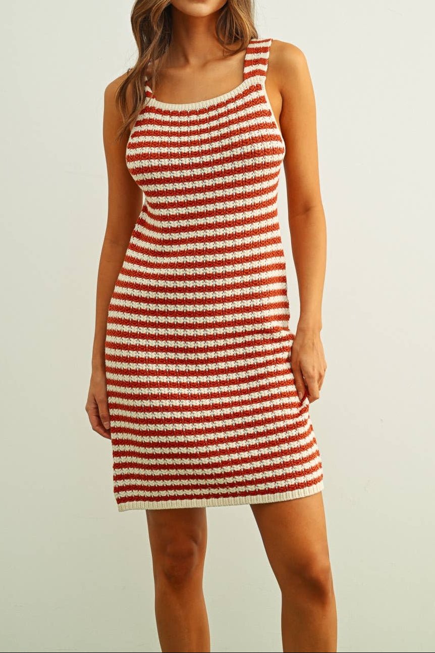 Sleeveless Knitted Short Dress - MTT Collective
