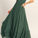 Smocked Halter Maxi Dress - MTT Collective