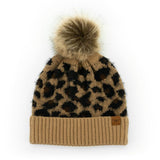 Snow Leopard Pom Hat - MTT Collective