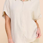 Soft and Airy Short Sleeve Dolman Shirt - MTT Collective