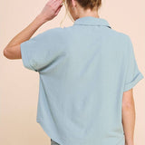 Soft and Airy Short Sleeve Dolman Shirt - MTT Collective