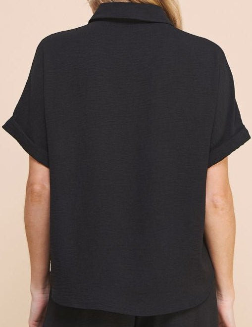 Soft and Airy Short Sleeve Dolman Shirt - MTT Collective