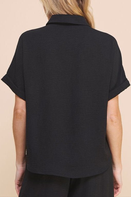 Soft and Airy Short Sleeve Dolman Shirt - MTT Collective