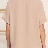 Soft and Airy Short Sleeve Dolman Shirt - MTT Collective