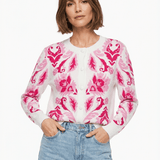 Soft Pink Floral Cardigan Sweater - MTT Collective