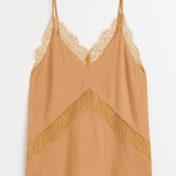 Sophia Eyelash Lace V - Neck Cami Top - MTT Collective