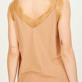 Sophia Eyelash Lace V - Neck Cami Top - MTT Collective