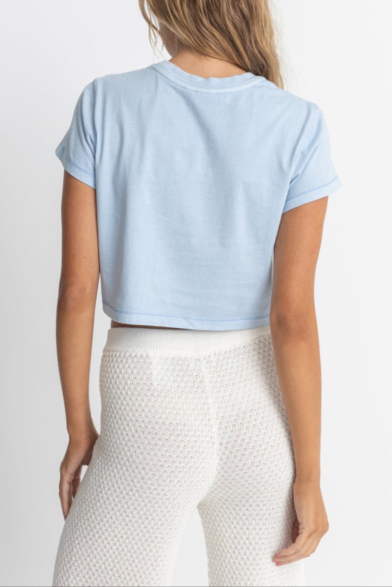 Sound Of Change Vintage Crop Crew Tee - MTT Collective